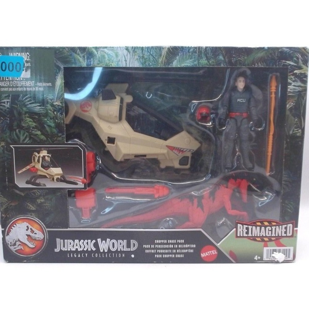 Jurassic World Legacy Collection Reimagined Chopper Chase Pack, BRAND NEW IN BOX